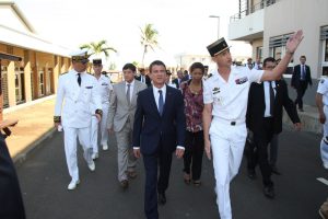 Manuel Valls au RSMA à La Réunion, ce jeudi 11 juin 2015