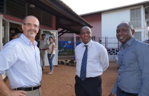 A Koungou, avec Patrick Poncelet, DEAL, et Mahamoudou Mdallah, adj maire Koungou