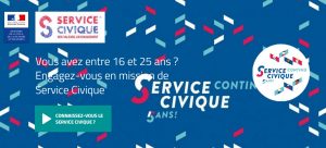 SERVICE CIVIQUE Page d'acceuil du site