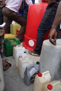 Total greve bidons gerricans