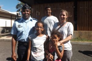 Sidi Naouirdine avec sa famille venue assister au défilé