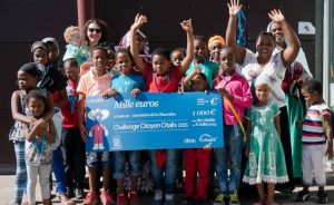 Le prix prix du Challenge citoyen pour les enfants de l'association du quartier La Chaumière