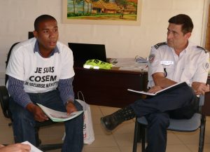 Elad Chakrina et le commissaire Philippe Miziniak
