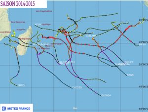 Les phénomènes de la saison 2014-2015 répertoriés par Météo France