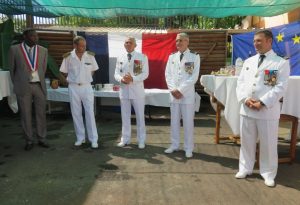 Passation de commandement à l'élément de base navale jeudi dernier