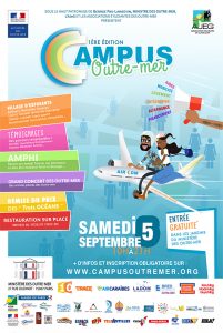 Affiche Campus Outre-mer Samedi 5 Septembre 2015 Tous ensemble pour la Réussite des etudiants de l'Outre-mer