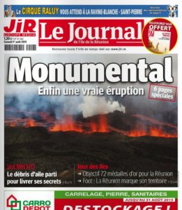 JIR enfin une vraie éruption