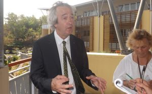 Loïc Depecker au lycée de Petite Terre