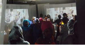 Une classe de Petite Terre est venue ce vendredi dans les lumières et les chants