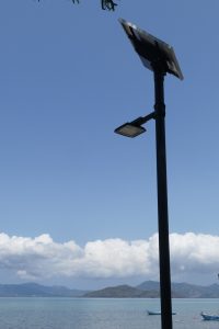 Éclairage public solaire à Pamandzi
