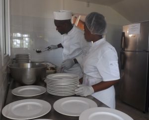 En cuisine les équipes du lycée de Coconi réservaient des surprises aux convives