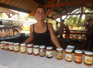 Morgane Moenne de "Saveurs et senteurs de Mayotte" a réussi à relever le pari de l'organisation de cette journée