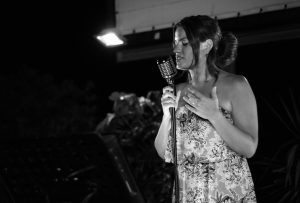 Sara Vassy au 5/5 lors des quarts de finales de la Golden Academy saison 1 en septembre 2015 (Crédits: Damien Bouffault)