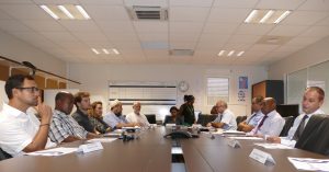 Les chefs d'entreprises membres de la Commission provisoire