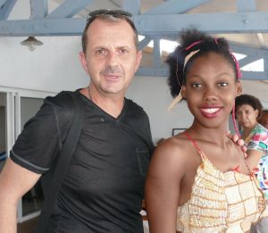 Franck Servel et miss Mayotte