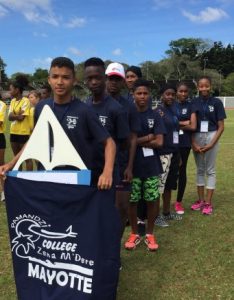 La délégation du collège Pamandzi termine 7e de ces Jeux