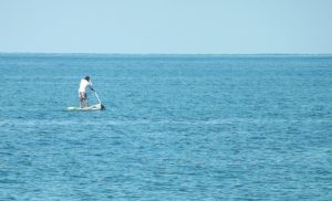 Un homme a tout de même réussi à faire la traversée : le paddle, une nouvelle de barger