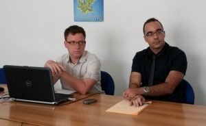 Christian Monteil, le responsable des comptes économiques de Mayotte, et Jamel Mekkaoui, directeur de l'antenne mahoraise de l'INSEE