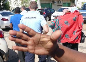 Issouf Madi Moula sous protection des gendarmes et de sa famille