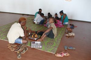 Partie de Quarto entre deux jeunes du collège de M'roale