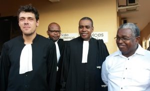 Les avocats Simon, Idriss, Larifou et Kamardine, tous particulièrement incisifs au cours de ce procès