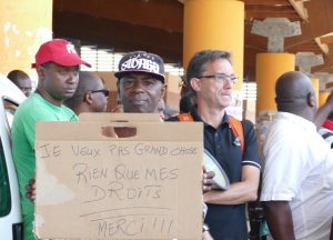 Pancarte droit intersyndicale