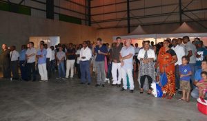 Les invités à la soirée de départ sur le site de la Vallée 3