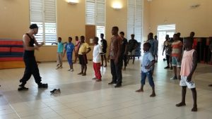 Le démarrage de la toute première session du Vagabond Lab de Mayotte avec les techniques de base