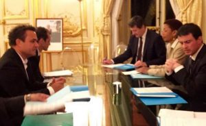 Didier Robert reçu à Matignon (Photo: jIR)