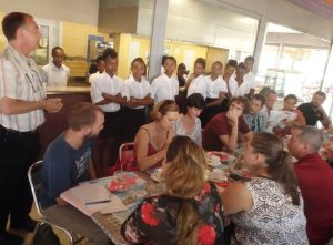 Les élèves de Bac pro en VRP de leur filière