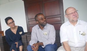 Florence Gendrier, DRAC, Ben Said Abdoulkarim, Muma, et Michel Colardelle