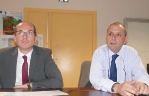 "Des actes plus violents", notaient le préfet Seymour Morsy (à droite) et le procureur Joël Garrigue