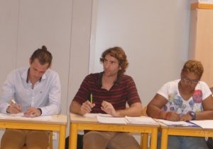 La délégation d'enseignants en droit de retrait