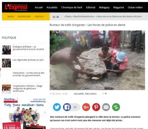 L'express trafic organes