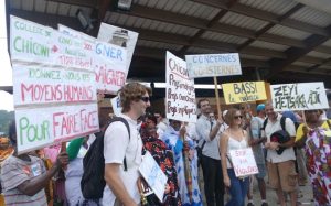 Les enseignants et parents de Chiconi qui ont impulsé le mouvement