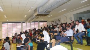 Les étudiants s'étaient déplacés sur un sujet qui leur est proche