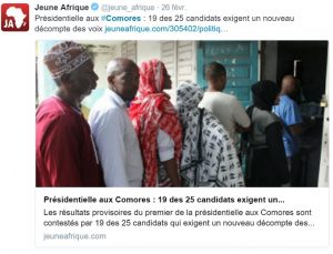 Jeune Afrique COmores