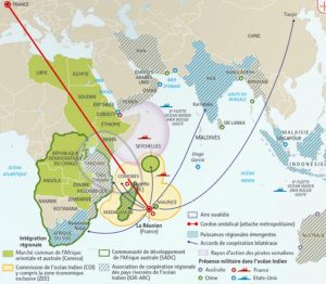 Mayotte et La Réunion dans leur région, avec les principales organisations que nos départements pourront à présent rejoindre
