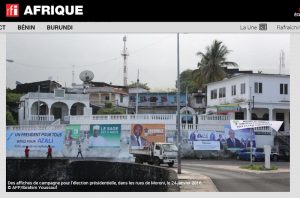 Copie d'écran du site de RFI du 6 mars 2016