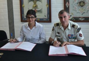 Signature d'une convention entre le BSMA et la société Lafarge