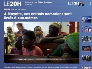 Le reportage de TF1 à Kawéni