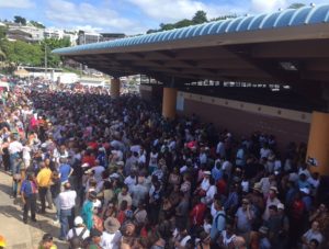 Beaucoup de monde pour ce moment de rassemblement