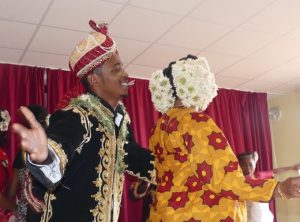 Un vrai jardin fleuri en guise de coiffure
