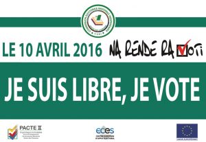  Une affiche de la campagne officielle pour mobiliser pour le scrutin