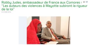 Al Watwan 23 5 16 L'interview de l'ambassadeur de France aux Comores
