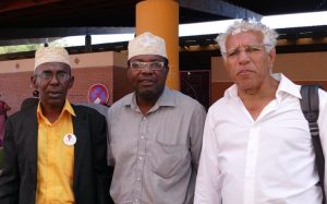 Les représentants des associations de comoriens et de la Ligue de Défense des droits de l'homme