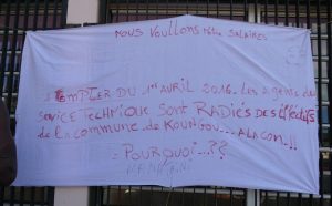 Les non signataires n'ont pas été payé en avril