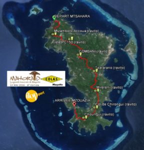Mahoraid 2016 Le parcours