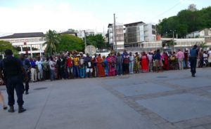 Cantonnement de la foule