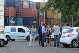 Arrivée des membres du conseil portuaire ce mercredi